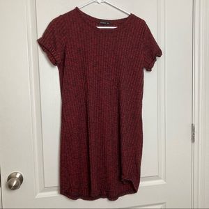 Cotton On Tunic Dress Red/Black Blend Women's Size SP